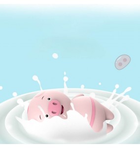 LILO - Piggy Tongue Vibrating Egg (Battery - Pink)